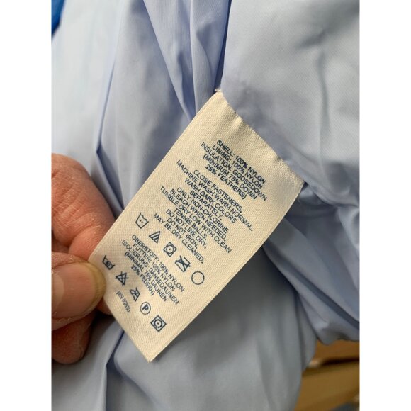 Lands End Kids 3T Blue Puffer Jacket Goose down - Picture 6 of 9